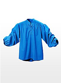Schnürhemd - Knecht blau