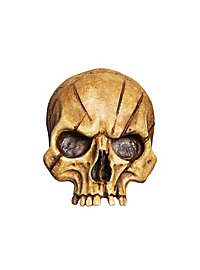 Jagged deco skull made of resin (small)