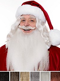 Julemands Skægsæt Med Fuldskæg Og Overskæg