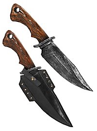 Knife with sheath - Bowie Knife, black Larp weapon
