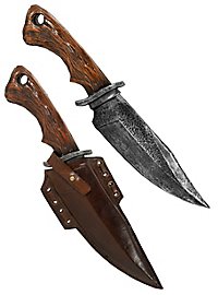 Knife with sheath - Bowie Knife, brown Larp weapon