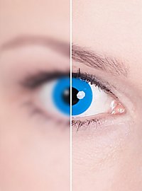 Kontaktlinse blau mit Dioptrien