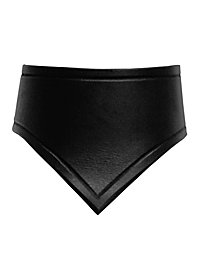 Lederhalsband - Zofe schwarz
