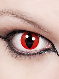 Lenti a contatto rosso occhio di gatto