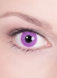 Lila Kontaktlinse mit Dioptrien