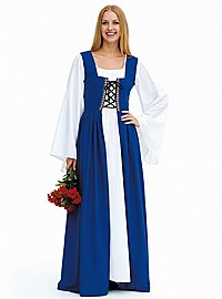 Mittelalter Kleid - Lucretia, blau