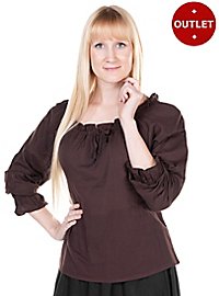 Medieval blouse with long sleeves - Edith