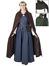 Medieval cloak with hood, short - Gordion