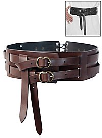 Medieval Double Leather Belt - Berserker