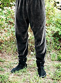 Medieval Velvet Pants gray