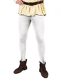 Mittelalter Strumpfhose für Männer weiß