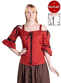 Mittelalterbluse schulterfrei - Prina