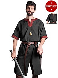 Mittelalterliche kurzarm Tunika mit Borte - Richard