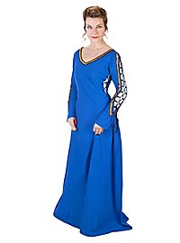Mittelalterliches Kleid - Beatrix, blau