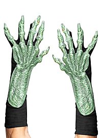 Monsterhände grün aus Latex