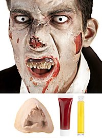 Nariz de Zombi de Látex con Mastix