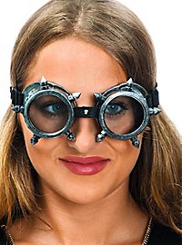 Occhiali steampunk argento