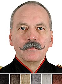 Overskæg Wilhelm Med Ægte Hår