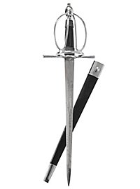 Parry dagger with ring and hand hilt - B-Ware