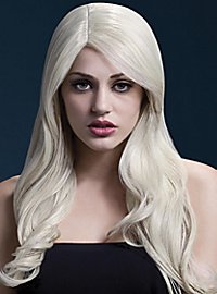 Peluca Beach Waves Rubia Con Raya Lateral