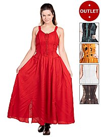 Robe médiévale à lacets et galon - Alania