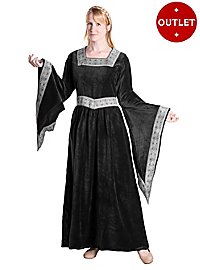 Robe médiévale en velours avec bordure - Niobe