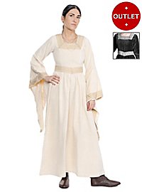 Robe médiévale en velours avec bordure - Niobe