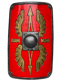 Römerschild - Rot (100x65cm)