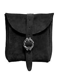 Sacoche de ceinture en daim