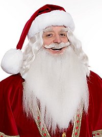 Set barba Babbo Natale con barba completa e baffi