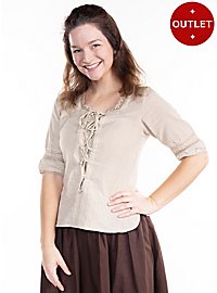Short sleeve medieval blouse - Valeria