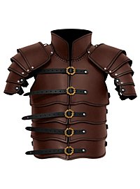Lederrüstung mit Schultern - Späher braun