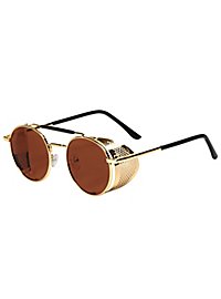 Steampunk glasses with side shield