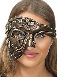 Steampunk Mezza Maschera Umanoide