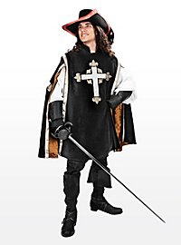 Tabard de mousquetaire noir