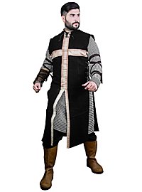 Tabardo medieval cruzado - Hermann, negro