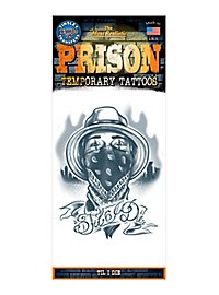 Tatouage adhésif Bandit prison