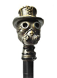 Testa di bastone da passeggio steampunk