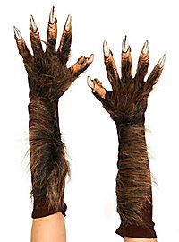 Werewolf hands made of latex