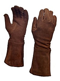 Wildlederhandschuhe dunkelbraun