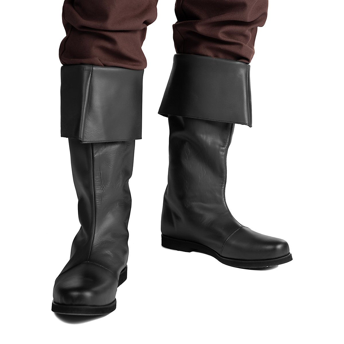Vehi Mercatus Mittelalter Schuhe Typ Hohe Reiter-Stiefel Herren