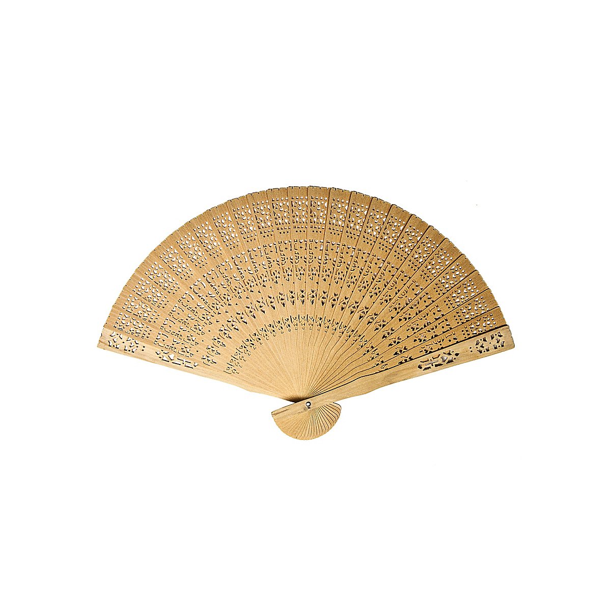 Asian Hand Fan wood - andracor.com