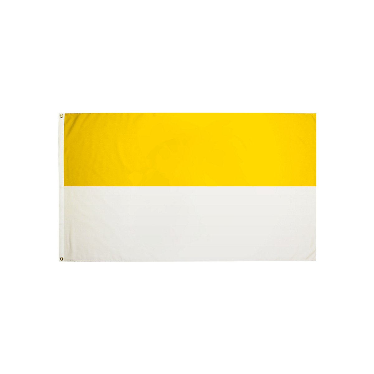 Flagge weißgelb