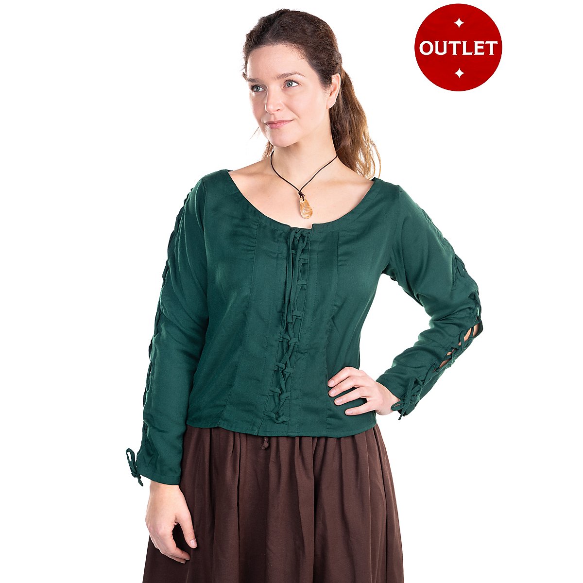 LACE UP BLOUSE TALES OF TIME