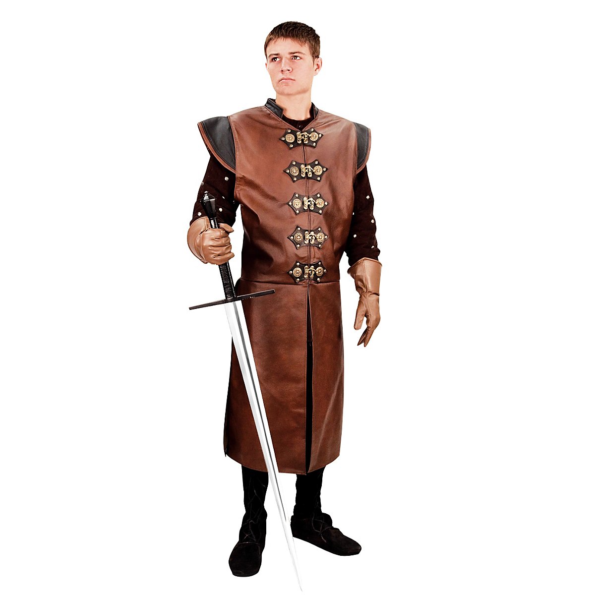 Warrior Deluxe Tunic brown - andracor.com