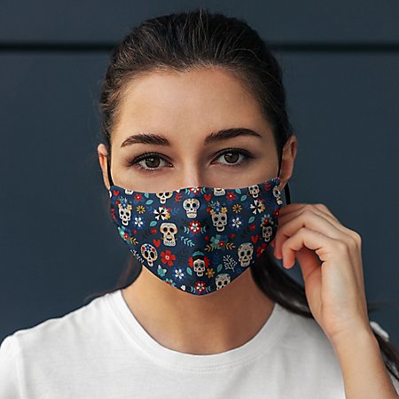 Stoffmaske Dia de los Muertos - azinga.com