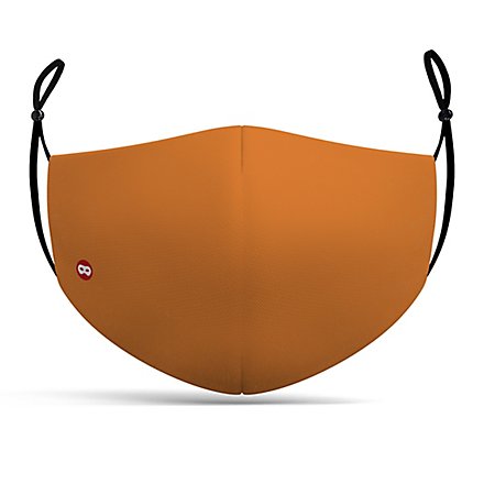 Fabric mask orange