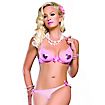 Josephine Set Glitzer-Herz Pink (2-tlg.)