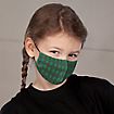 fabric mask for children magic school green