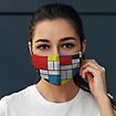 Fabric mask Mondrian
